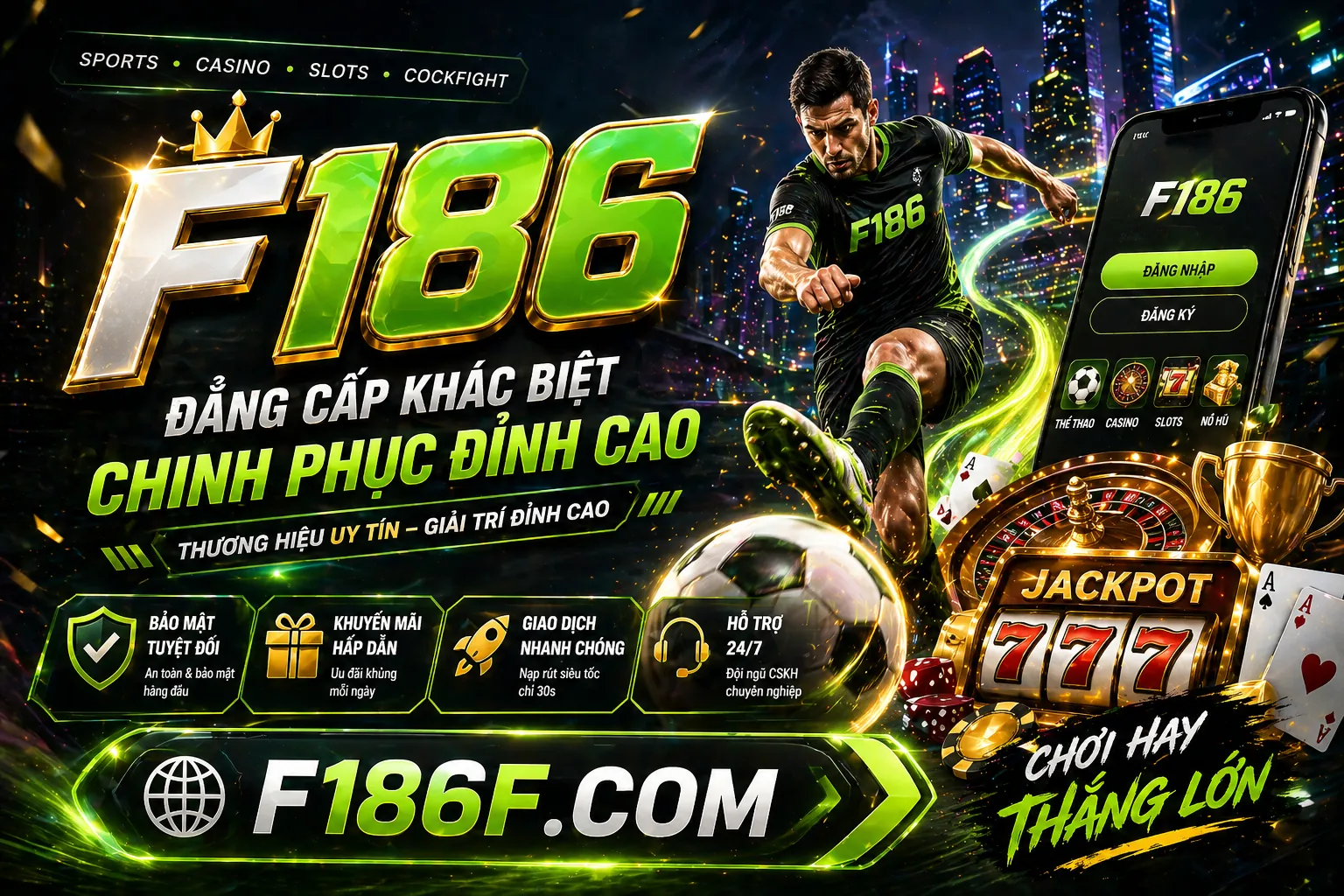 Banner chính choang code Thể Thao